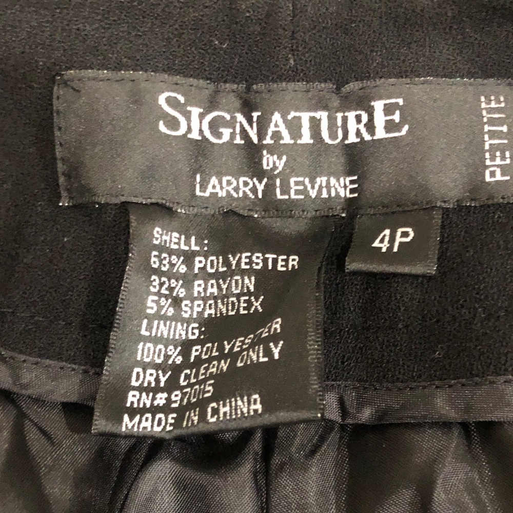 Black Women's Dress Pants - Slight Flare Leg - Picture 9 of 11